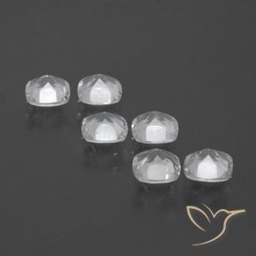 Topaz Gemstones in 4.6 x 4.6 mm Size for Sale, Topaz Stones in White Color