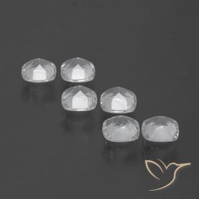 Topaz Gemstones in 4.6 x 4.5 mm Size for Sale, Topaz Stones in White Color