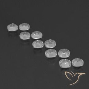 Topaz Gemstones in 4.6 x 4.6 mm Size for Sale, Topaz Stones in Clear White Color