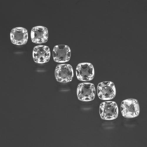 Clear White Топаз Камень - 0.5ct Огранка Подушечка (ID: 387558)