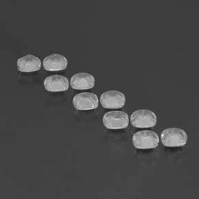 Topaz Gemstones in 4.6 x 4.5 mm Size for Sale, Topaz Stones in Clear White Color