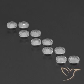 Topaz Gemstones in 4.6 x 4.6 mm Size for Sale, Topaz Stones in Clear White Color