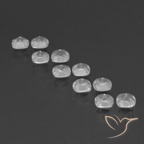Topaz Gemstones in 4.6 x 4.5 mm Size for Sale, Topaz Stones in Clear White Color
