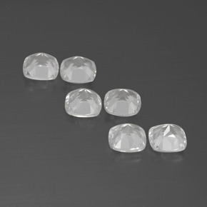 Topaz Gemstones in 4.6 x 4.6 mm Size for Sale, Topaz Stones in White Color