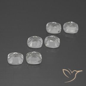 Topaz Gemstones in 4.6 x 4.6 mm Size for Sale, Topaz Stones in White Color