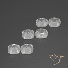 Topaz Gemstones in 4.6 x 4.6 mm Size for Sale, Topaz Stones in White Color