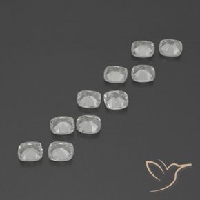 Topaz Gemstones in 4.6 x 4.5 mm Size for Sale, Topaz Stones in White Color