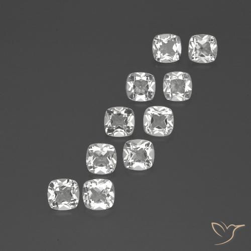 White Topaz Gem - 0.5ct Cushion-Cut (ID: 387602)