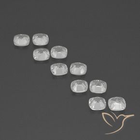 Topaz Gemstones in 4.6 x 4.6 mm Size for Sale, Topaz Stones in White Color