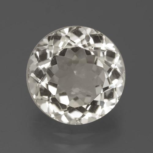 Warm White Topaz Gem - 6ct Round Facet (ID: 387611)