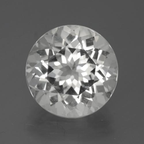 Warm White Topaz Gem - 6ct Round Facet (ID: 387614)