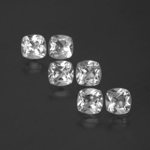 Clear White Топаз Камень - 0.5ct Огранка Подушечка (ID: 387669)