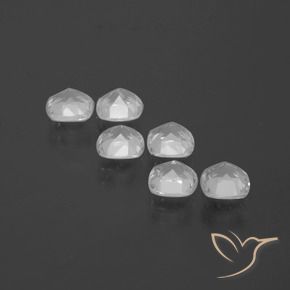 Topaz Gemstones in 4.6 x 4.6 mm Size for Sale, Topaz Stones in White Color