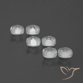 Topaz Gemstones in 4.6 x 4.6 mm Size for Sale, Topaz Stones in Clear White Color