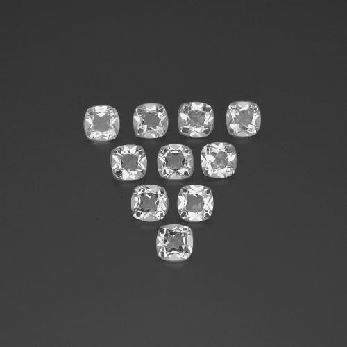 Clear White Топаз Камень - 0.5ct Огранка Подушечка (ID: 387753)