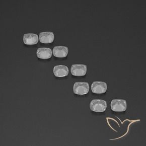 Topaz Gemstones in 4.6 x 4.5 mm Size for Sale, Topaz Stones in White Color
