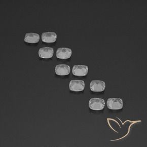 Topaz Gemstones in 4.6 x 4.6 mm Size for Sale, Topaz Stones in Clear White Color
