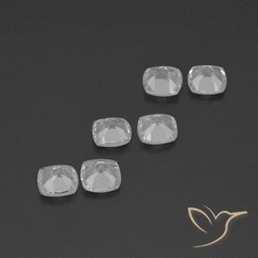 Topaz Gemstones in 4.6 x 4.5 mm Size for Sale, Topaz Stones in White Color