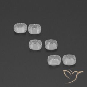Topaz Gemstones in 4.6 x 4.6 mm Size for Sale, Topaz Stones in White Color