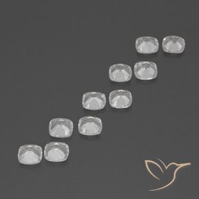 Topaz Gemstones in 4.6 x 4.6 mm Size for Sale, Topaz Stones in White Color