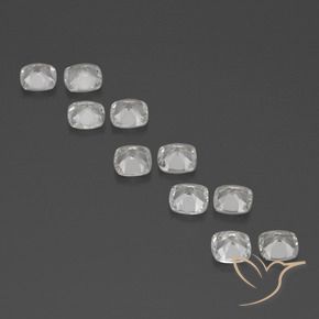 Topaz Gemstones in 4.6 x 4.5 mm Size for Sale, Topaz Stones in White Color