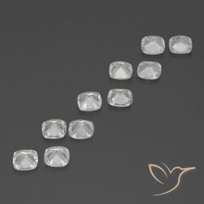 Topaz Gemstones in 4.6 x 4.6 mm Size for Sale, Topaz Stones in White Color
