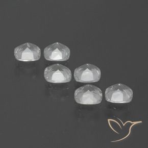 Topaz Gemstones in 4.6 x 4.6 mm Size for Sale, Topaz Stones in White Color