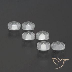 Topaz Gemstones in 4.6 x 4.5 mm Size for Sale, Topaz Stones in White Color
