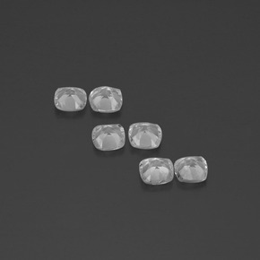 Topaz Gemstones in 4.6 x 4.6 mm Size for Sale, Topaz Stones in Clear White Color