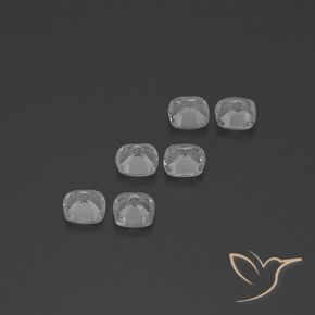 Topaz Gemstones in 4.6 x 4.5 mm Size for Sale, Topaz Stones in Clear White Color
