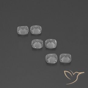Topaz Gemstones in 4.6 x 4.5 mm Size for Sale, Topaz Stones in Clear White Color