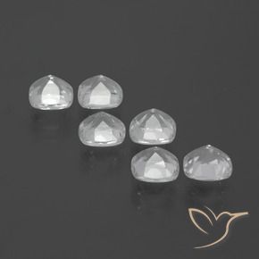 Topaz Gemstones in 4.6 x 4.6 mm Size for Sale, Topaz Stones in White Color