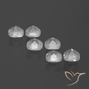 Topaz Gemstones in 4.6 x 4.6 mm Size for Sale, Topaz Stones in White Color