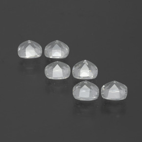 Topaz Gemstones in 4.6 x 4.6 mm Size for Sale, Topaz Stones in White Color