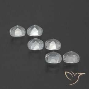 Topaz Gemstones in 4.6 x 4.6 mm Size for Sale, Topaz Stones in White Color