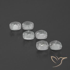 Topaz Gemstones in 4.6 x 4.6 mm Size for Sale, Topaz Stones in White Color