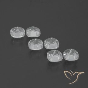 Topaz Gemstones in 4.6 x 4.6 mm Size for Sale, Topaz Stones in White Color