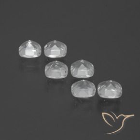 Topaz Gemstones in 4.6 x 4.6 mm Size for Sale, Topaz Stones in White Color