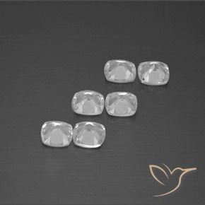 Topaz Gemstones in 4.5 x 4.5 mm Size for Sale, Topaz Stones in White Color