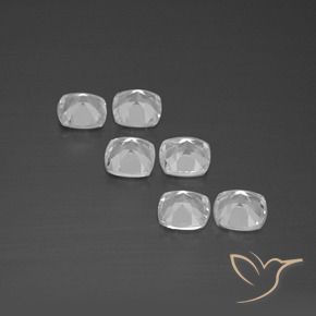 Topaz Gemstones in 4.6 x 4.5 mm Size for Sale, Topaz Stones in White Color