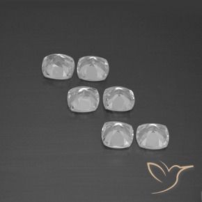 Topaz Gemstones in 4.6 x 4.6 mm Size for Sale, Topaz Stones in White Color
