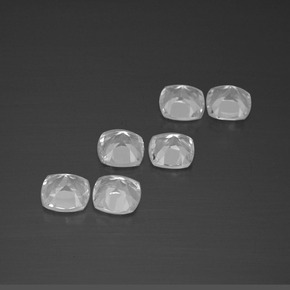 Topaz Gemstones in 4.6 x 4.6 mm Size for Sale, Topaz Stones in White Color