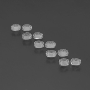Topaz Gemstones in 4.6 x 4.6 mm Size for Sale, Topaz Stones in Clear White Color