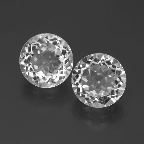 White Topaz Gem - 3.6ct Round Facet (ID: 388886)