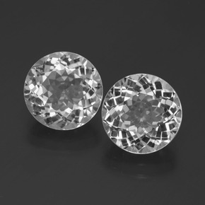 White Topaz Gem - 3.5ct Round Facet (ID: 388887)
