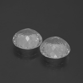 Topaz Gemstones in 9.5 mm (calibrated) Size for Sale, Topaz Stones in White Color