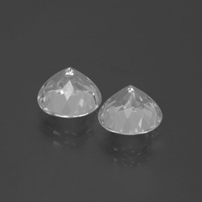 Topaz Gemstones in 8.5 mm (calibrated) Size for Sale, Topaz Stones in White Color