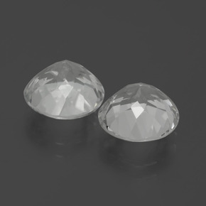 Topaz Gemstones in 9 mm (calibrated) Size for Sale, Topaz Stones in White Color
