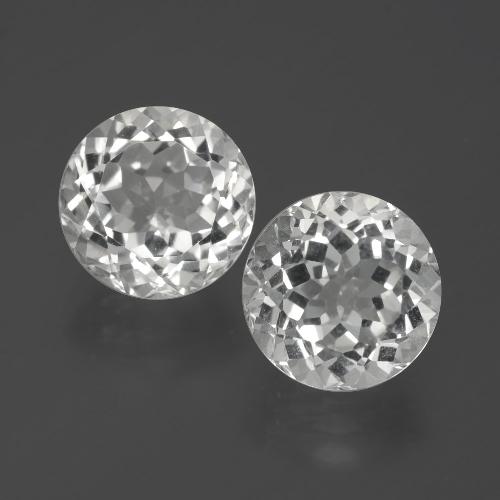 White Topaz Gem - 3.5ct Round Facet (ID: 389042)
