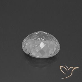 Topaz Gemstone in 10 mm (calibrated) Size for Sale, Topaz Stone in Clear White Color